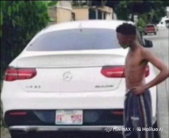 Young Man Vandalizes White Mercedes-Benz – AI Generated Video | Hailuo AI