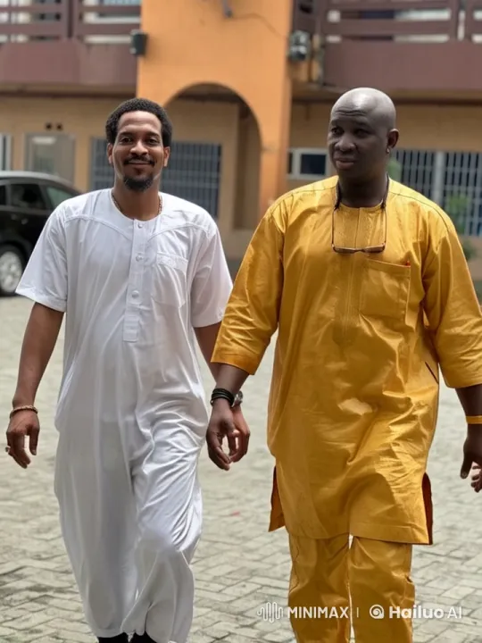 African Attired Men in Live2D Kungfu Fight Scene – AI Generated Video | Hailuo AI