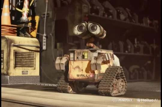 WALL-E Reacts to Unexpected Water Spray in Workshop – AI Generated Video | Hailuo AI