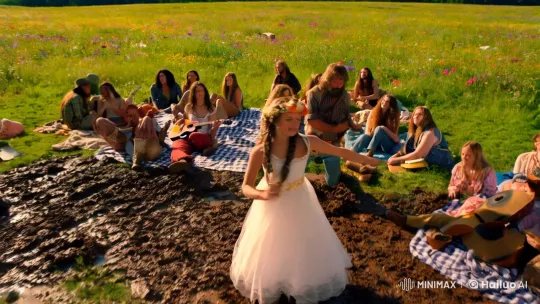 Sunlit Pastoral: A Dance of Love and Nostalgia – AI Generated Video | Hailuo AI