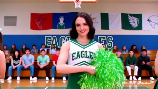 Eagles Cheerleading Squad Perform with Energy and Precision – AI Generated Video | Hailuo AI