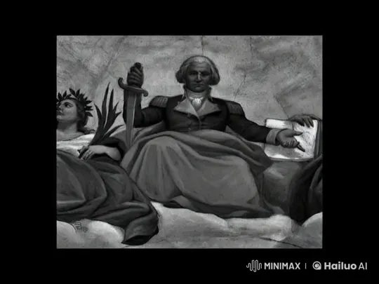 Dynamic Animation of Washington's Symbolic Portrait – AI Generated Video | Hailuo AI