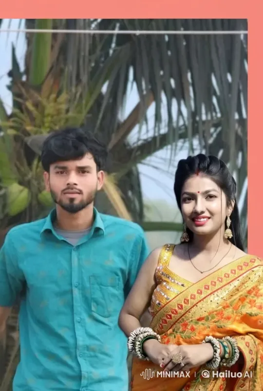 Couple Shares Romantic Kiss in Tropical Setting – AI Generated Video | Hailuo AI