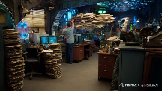 Whimsical Security Center: Eccentric Work, Surreal Aesthetic – AI Generated Video | Hailuo AI