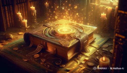 Enchanted Book Transitions to Mystical Forest in Live2D Animation – AI Generated Video | Hailuo AI