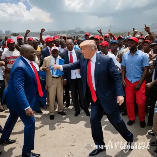Elderly Man in Suit Battles Immigrants in Intense Outdoor Kung Fu Fight – AI Generated Video | Hailuo AI