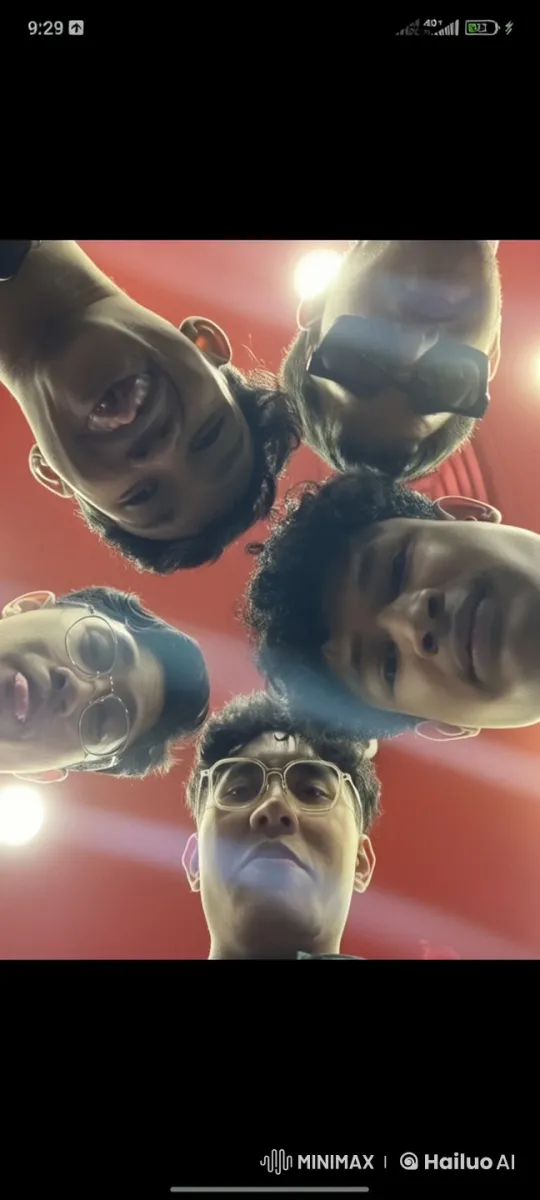 Group of Friends Share Affectionate Moments in Live2D Animation – AI Generated Video | Hailuo AI