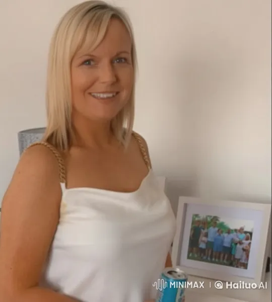 Woman Smoking, Family Photo in Background – AI Generated Video | Hailuo AI