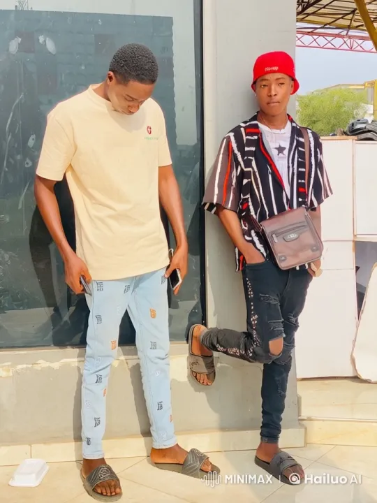 Two Young Men Spar Playfully in Live2D Animation – AI Generated Video | Hailuo AI