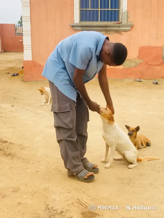 Man Combines Martial Arts and Pet Care in Live2D Animation – AI Generated Video | Hailuo AI