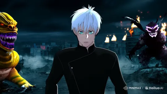 Gojo Unleashes Cosmic Power in Hyper-Realistic Battle Scene – AI Generated Video | Hailuo AI