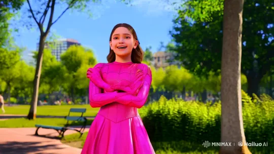 Gwen Stacy Inspires in Serene Park Scene – AI Generated Video | Hailuo AI