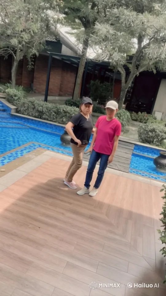 Kungfu Combat Display in Scenic Garden Setting – AI Generated Video | Hailuo AI