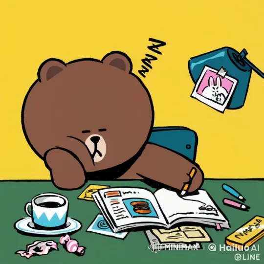 Dedicated Bear's Tireless Work in Cozy Study – AI Generated Video | Hailuo AI