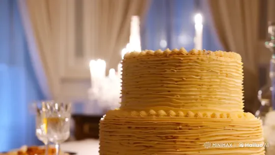 Elegant Cake Scene with Captivating Camera Work – AI Generated Video | Hailuo AI