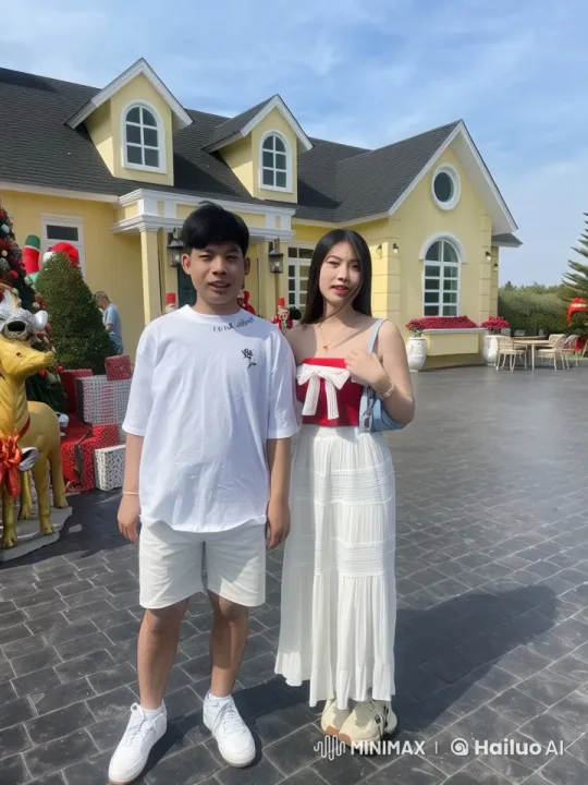 Christmas Fight: Live2D Kung Fu Duo Showdown – AI Generated Video | Hailuo AI