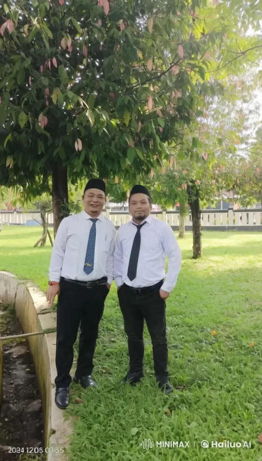 Formal Attired Men in Lush Garden Engage in Live2D Martial Arts Fight – AI Generated Video | Hailuo AI