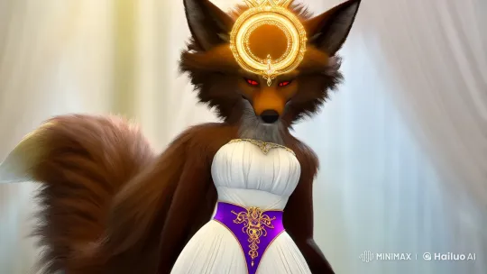 Anthropomorphic Creature in Majestic Scene with Ethereal Aesthetic – AI Generated Video | Hailuo AI