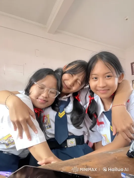 Schoolgirls' Playful Kung Fu Fight in Live2D Animation – AI Generated Video | Hailuo AI