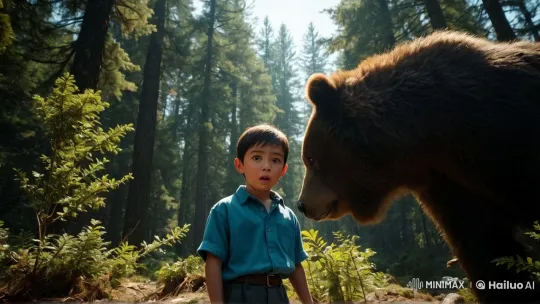 Boy and Bear: A Lesson in Listening to Elders – AI Generated Video | Hailuo AI