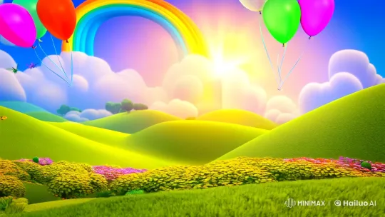 Vibrant Nature and Animal Parade Introduction – AI Generated Video | Hailuo AI