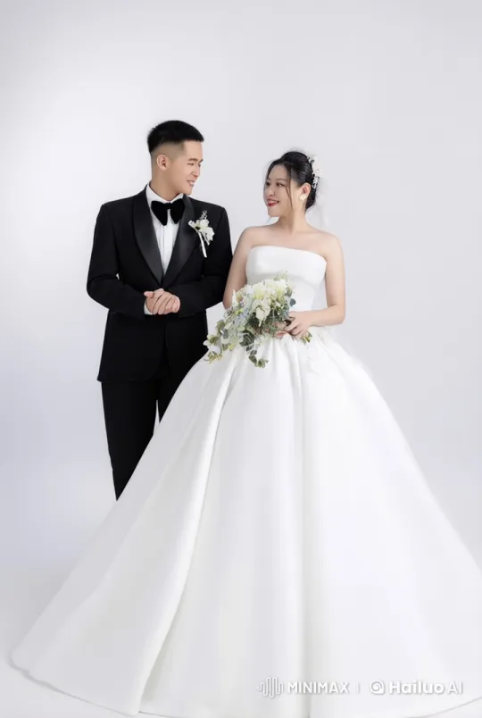 Wedding Attire Transforms into Martial Arts Performance – AI Generated Video | Hailuo AI