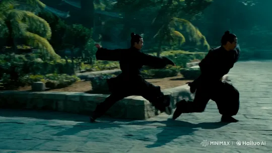 Kung Fu Fight in Chinese Courtyard – AI Generated Video | Hailuo AI