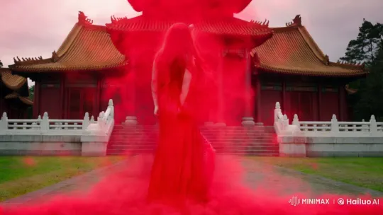 Supernatural Seductress: A Woman Transformed by Dark Forces – AI Generated Video | Hailuo AI