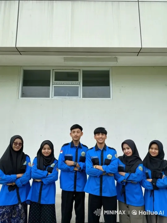 Blue Uniformed Group Performs Martial Arts in Front of Building – AI Generated Video | Hailuo AI
