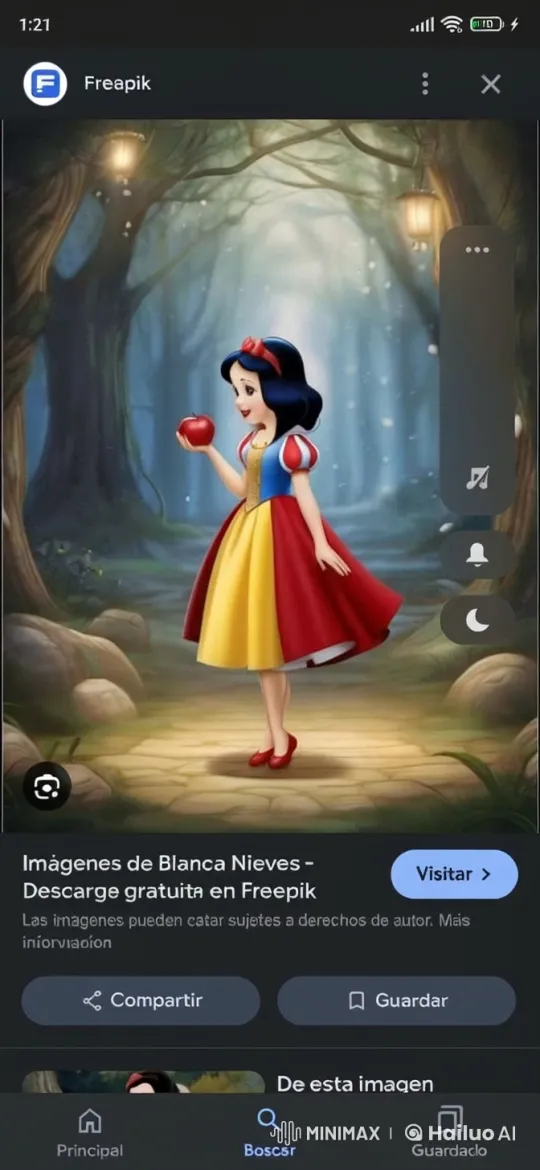 Snow White Enchants with Red Apple in Magical Forest – AI Generated Video | Hailuo AI