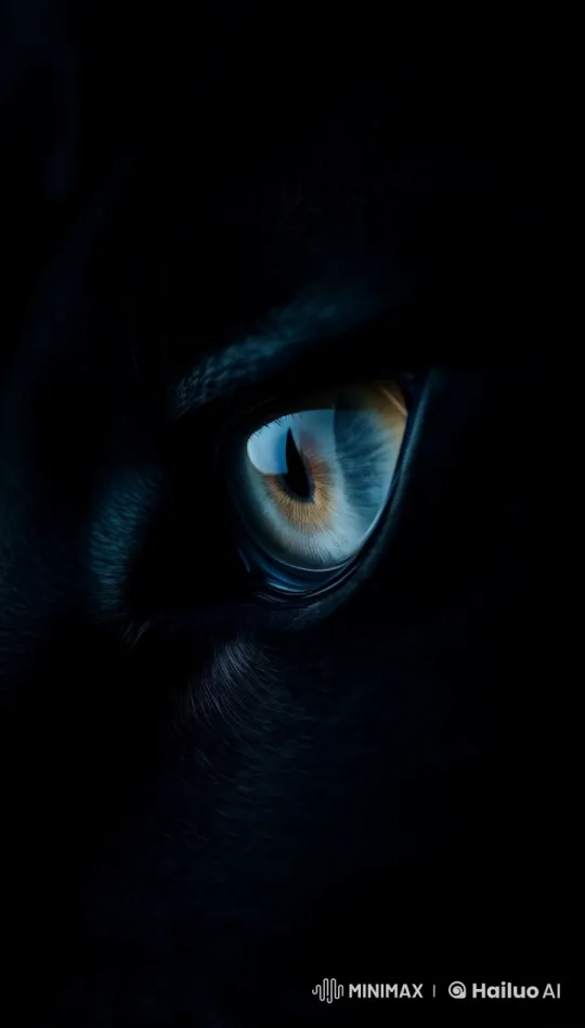 4K Live2D Animation: Realistic Puma Eye in Slow Motion – AI Generated Video | Hailuo AI
