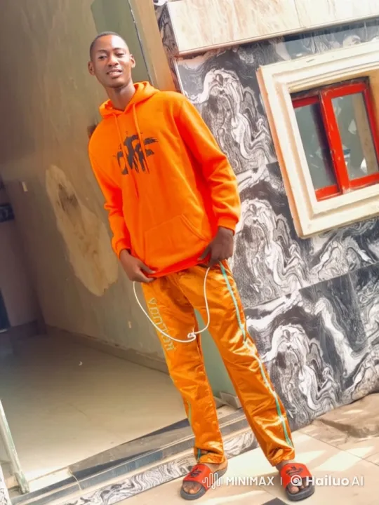 Orange-Hoodied Man Performs Kungfu in Live2D Animation – AI Generated Video | Hailuo AI
