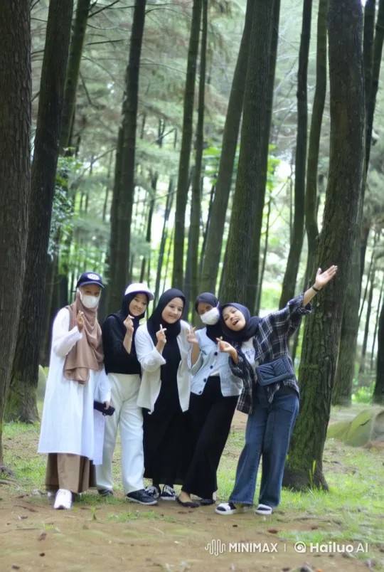 Friends Practice Synchronized Kung Fu in Forest – AI Generated Video | Hailuo AI