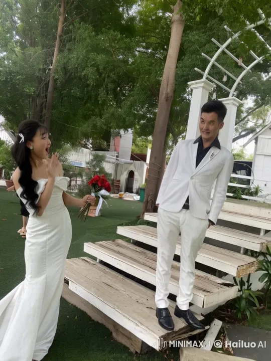 Elegant Couple's Dynamic Kung Fu in Scenic Setting – AI Generated Video | Hailuo AI