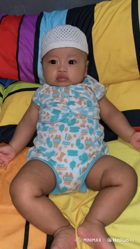 Baby Practicing Playful Kung Fu Moves on Pillow – AI Generated Video | Hailuo AI