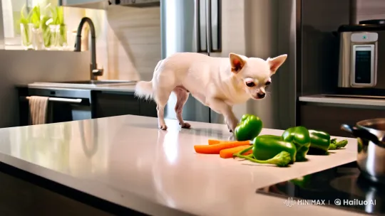 Chihuahua Chef: Whimsical Culinary Performance – AI Generated Video | Hailuo AI