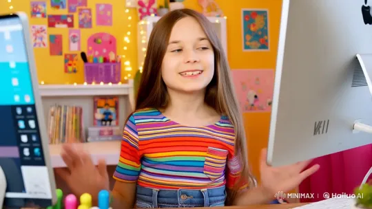 Young Vlogger Strives for Success Amid Challenges – AI Generated Video | Hailuo AI