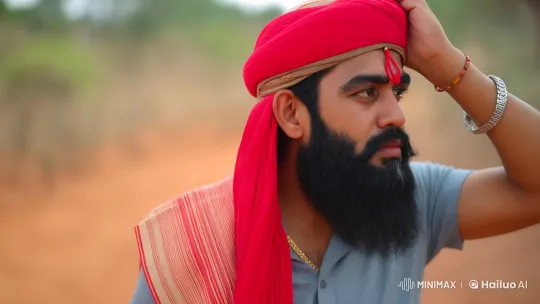 Indian Yoga Guru and Businessman Baba Ramdev – AI Generated Video | Hailuo AI