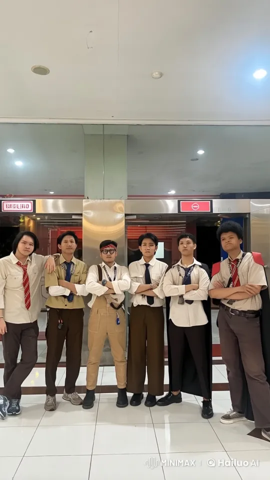 Live2D Animated Group Performs Synchronized Martial Arts – AI Generated Video | Hailuo AI