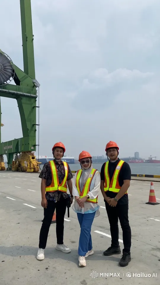 Construction Workers Perform Impressive Kung Fu on Dockside – AI Generated Video | Hailuo AI