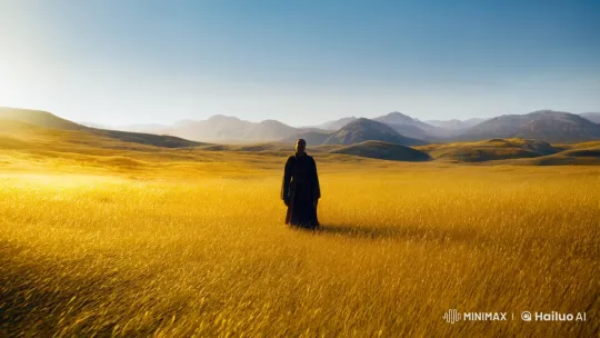 Vibrant Field: Aesthetic Journey of Solitude – AI Generated Video | Hailuo AI