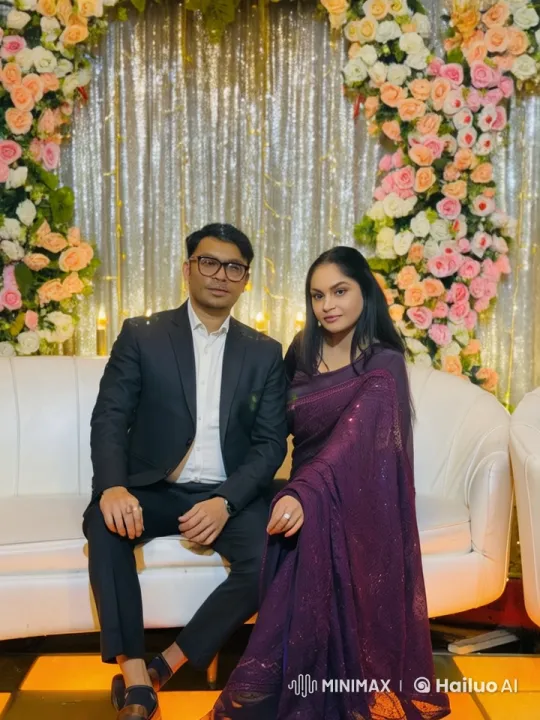 Couple in Love Engages in Animated Chat in Elegant Setting – AI Generated Video | Hailuo AI