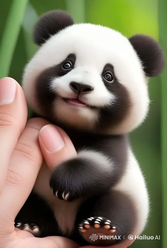 Adorable Baby Panda in Live2D Animation – AI Generated Video | Hailuo AI