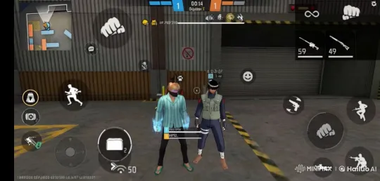Combat Dynamics in Industrial Virtual Warehouse – AI Generated Video | Hailuo AI