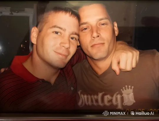 Brothers Share Tender Embrace in Live2D Animation – AI Generated Video | Hailuo AI