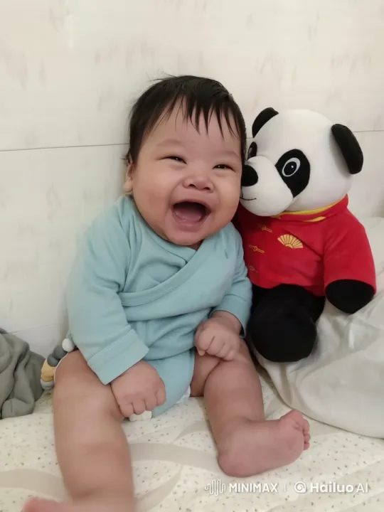 Baby and Panda Plush Practice Kung Fu – AI Generated Video | Hailuo AI