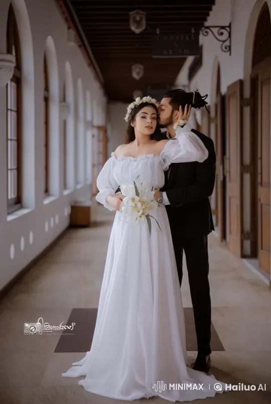 Couple's Elegant Hallway Kung Fu Performance – AI Generated Video | Hailuo AI