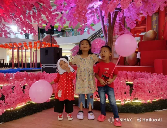Children's Energetic Kungfu Battle in Animated Mall – AI Generated Video | Hailuo AI