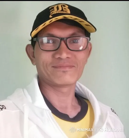 Man Calmly Experiences Affectionate Lion's Licks – AI Generated Video | Hailuo AI