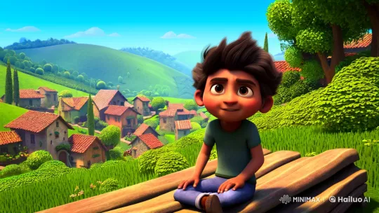 Boy's Adventure Begins in Enchanted Forest Cave – AI Generated Video | Hailuo AI